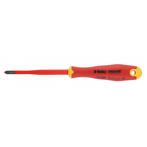 41729390 Отвёртка SLIM ERGONIC диэлектр., серия 417, +/- Z 2x100 417 293 90 Felo