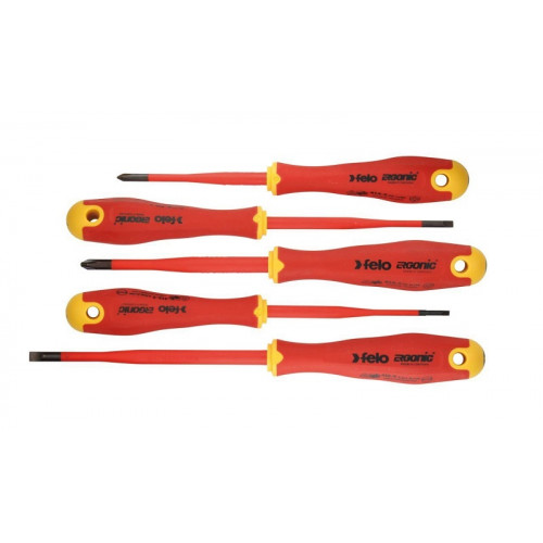 41385198 Набор отверток диэлектрических SL/PH E-Slim Ergonic, 5 шт 413 851 98 Felo