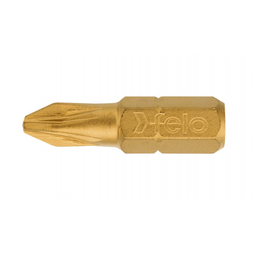 02101070 Бит 1/4", PZ1х25, серия 021 С6,3TIN 021 010 70 Felo