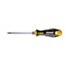 41220340 Отвёртка серия 412 Ergonic, PH2х100 с шестигранником 412 203 40 Felo