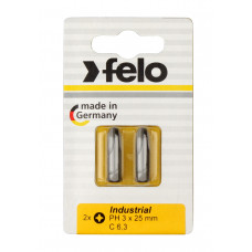 02203036 Биты PН3х25, С 6,3, 2 шт. 022 030 36 Felo