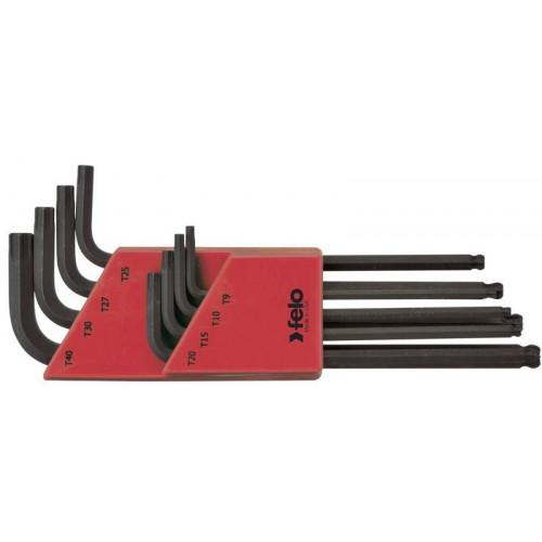 34808001 Набор шестигранных ключей TORX с шаровым окончанием 8 шт 348 080 01 Felo