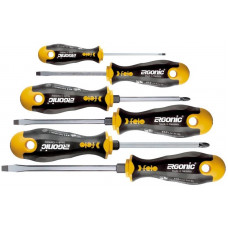 41096248 Набор отверток SL/PZ Ergonic с шестигранным лезвием, 6 шт 410 962 48 Felo 41096248 Набор отверток SL/PZ Ergonic с шестигранным лезвием, 6 шт 410 962 48 Felo